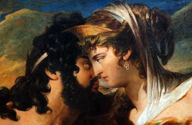 Jupiter und Juno auf dem Berg Ida (Detail)